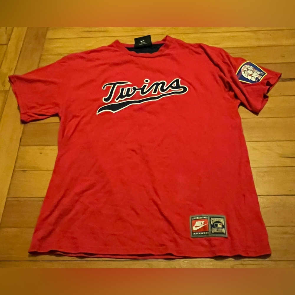 Vintage 90s Nike Cooperstown Minnesota Twins t shirt men’s Large